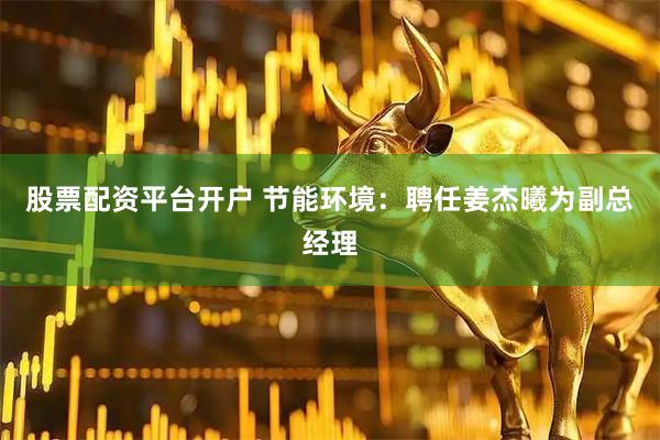 股票配资平台开户 节能环境：聘任姜杰曦为副总经理